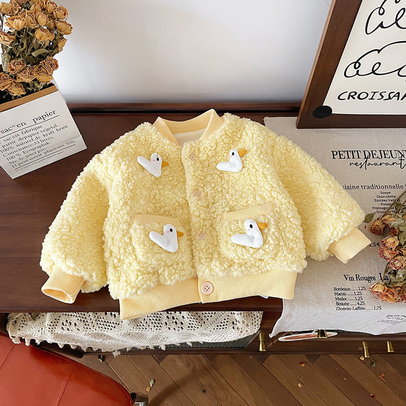 Little Duck Fleece Coat