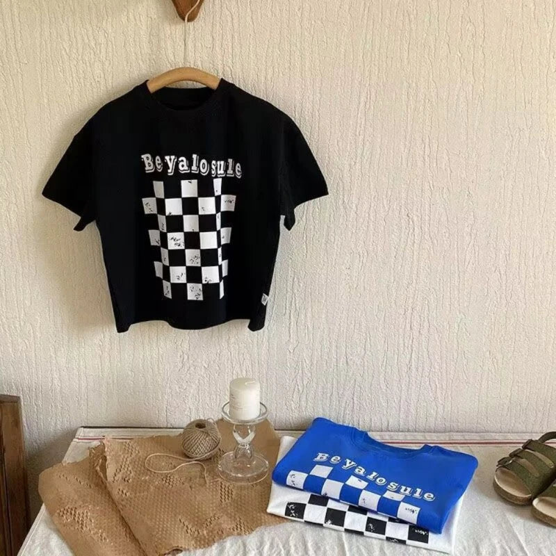 Chessboard Soft Cotton T-Shirts