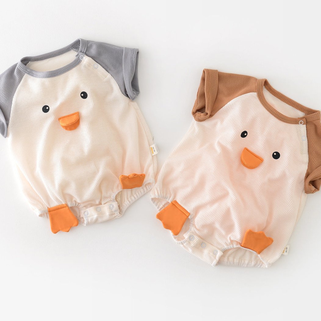 Cartoon Cute Duck Romper