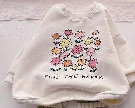 Baby Cotton Floral Hoodie Set