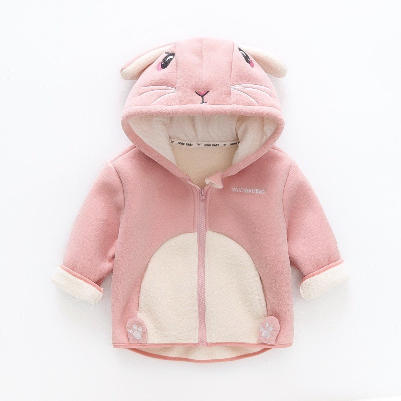 Animals Warm Hooded Jacket