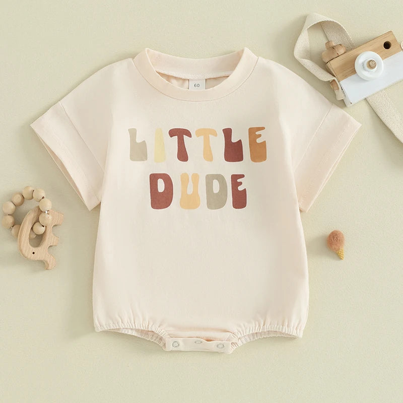 Little Dude Bubble Romper