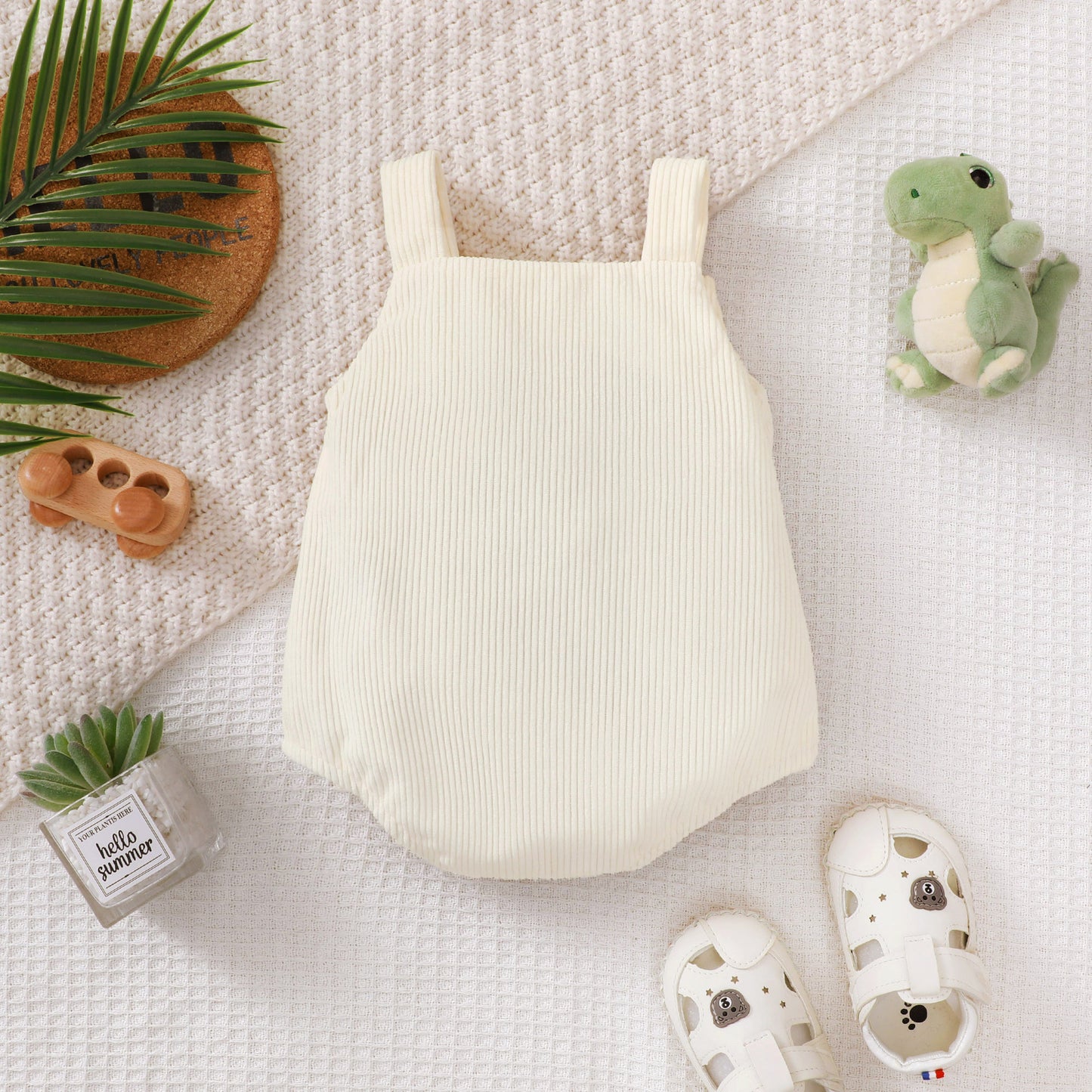 Turtle Embroidery Romper