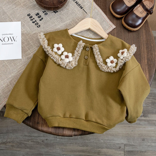 Doll Collar Warm Sweater