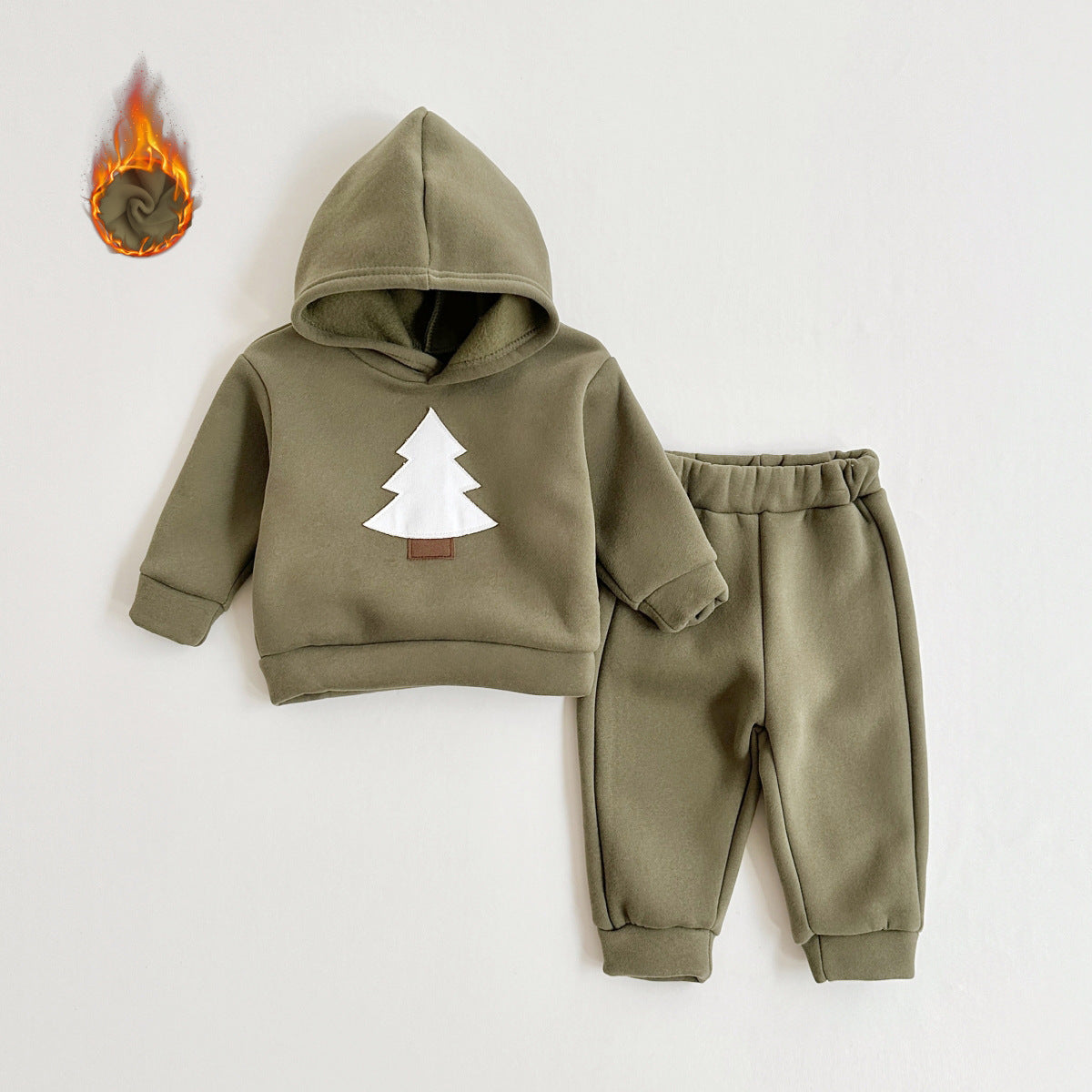 TREE Hooded Pajamas Set