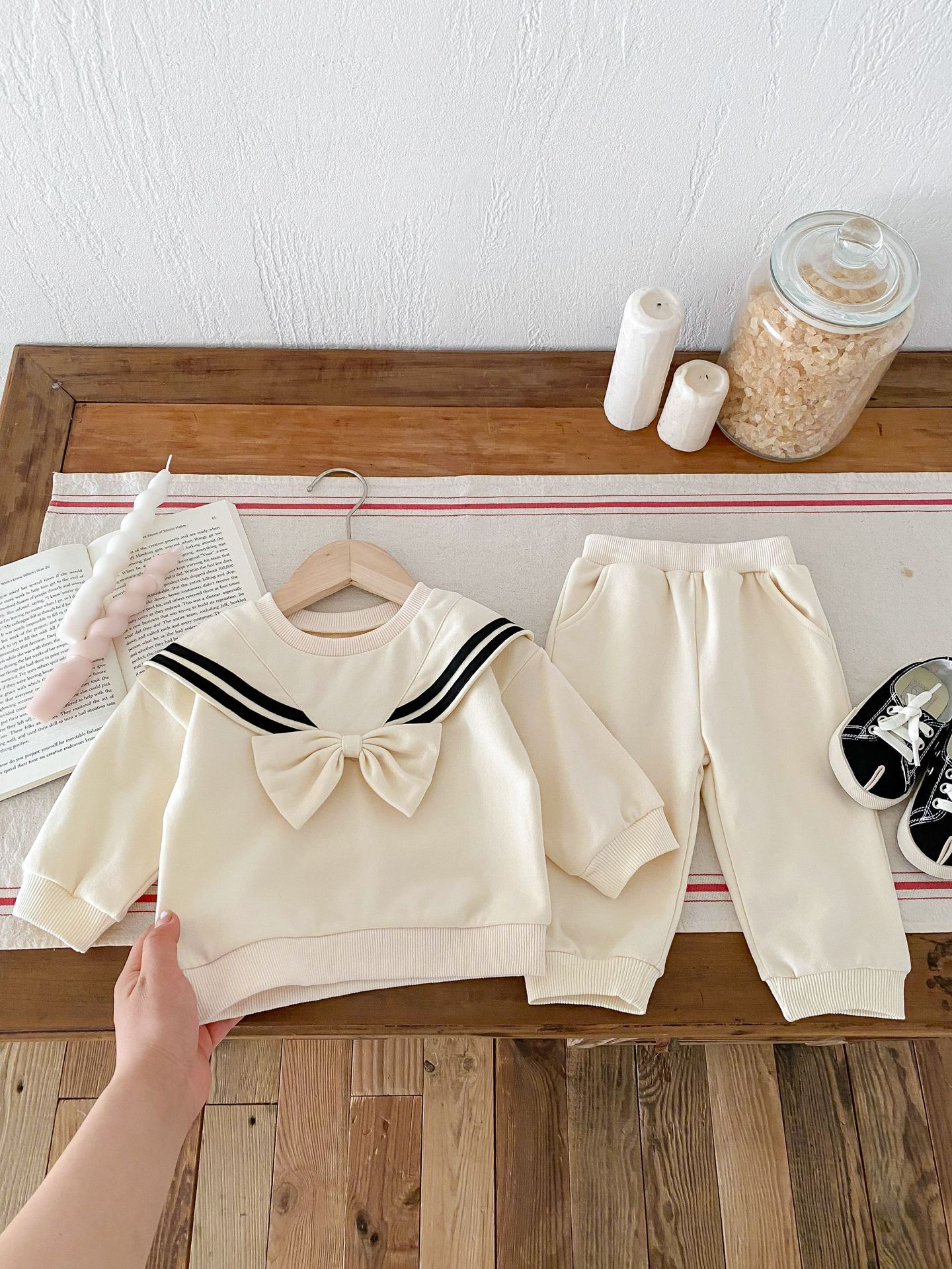 Sweater Trousers Baby Leisure Long Sleeve 2 Pieces Suit