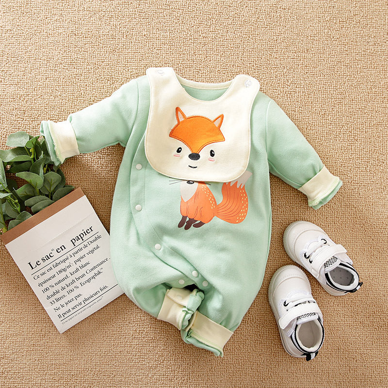 Animals Cartoon Baby Jumpsuit