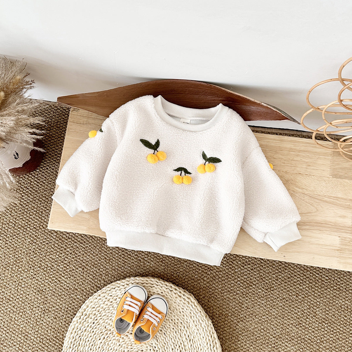 Cross-border Baby Girl Cashmere Thickened Sweater For Women