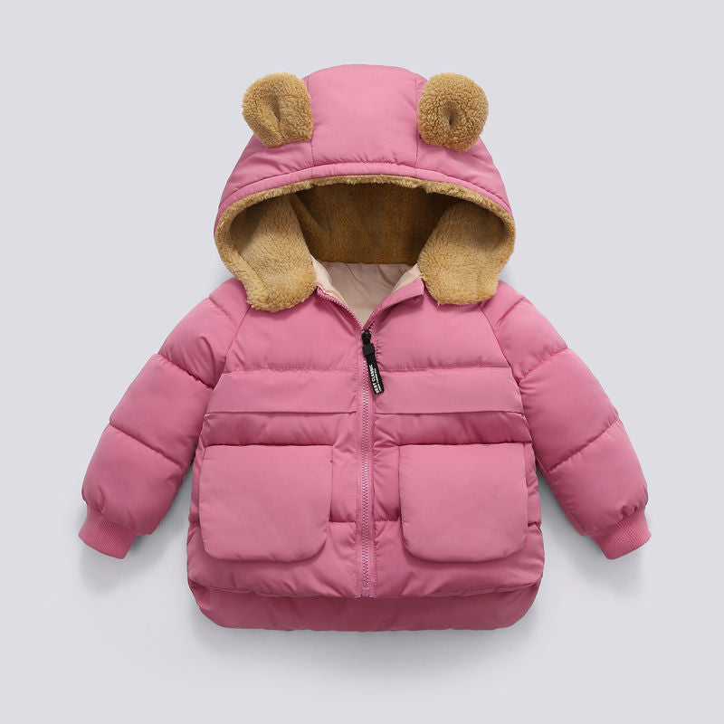 Bear Hooded Warm Jacket