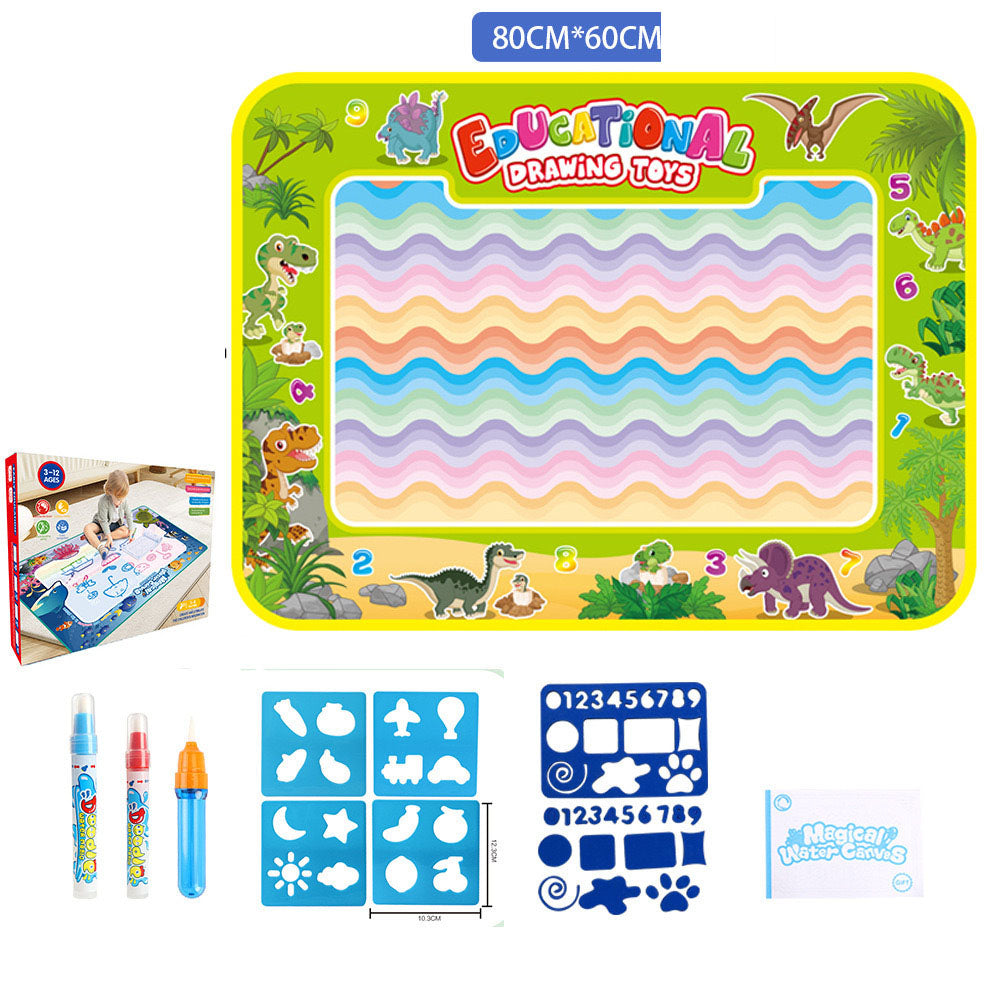 Water Doodle Mat Kids Toys Reusable Painting Writing Doodle Water Color Drawing Board Toddlers Preschool Education Toys