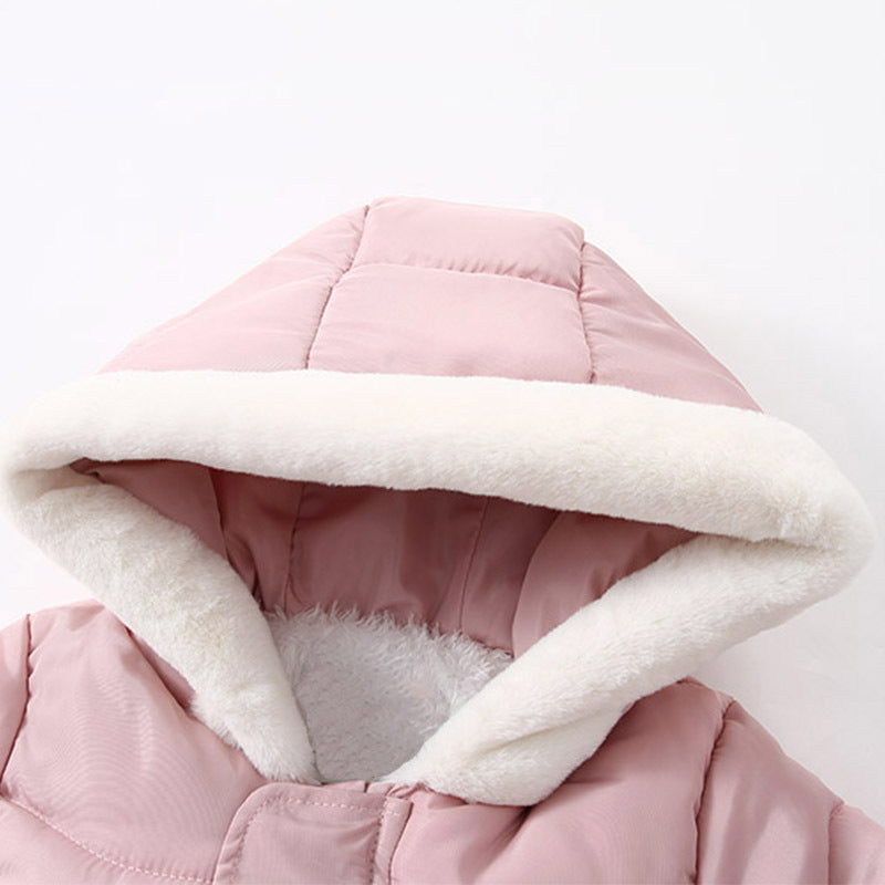 Panda Snuggles Hooded Baby Snowsuit