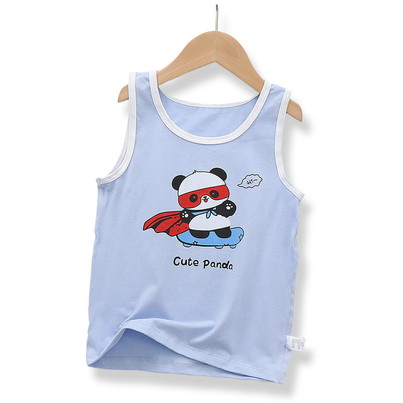 Breathable Bottoming Cotton Boys' Vest