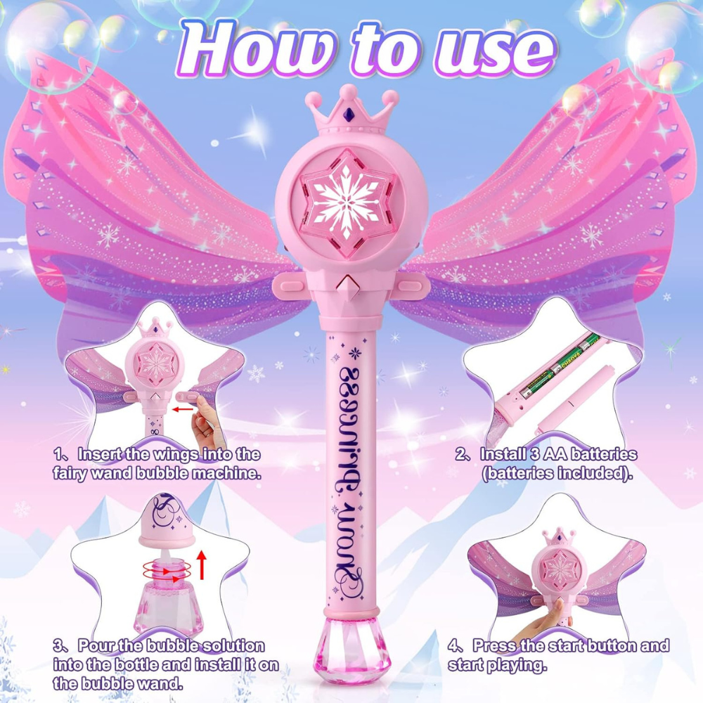 LumiFairy® Magical Bubble Wand