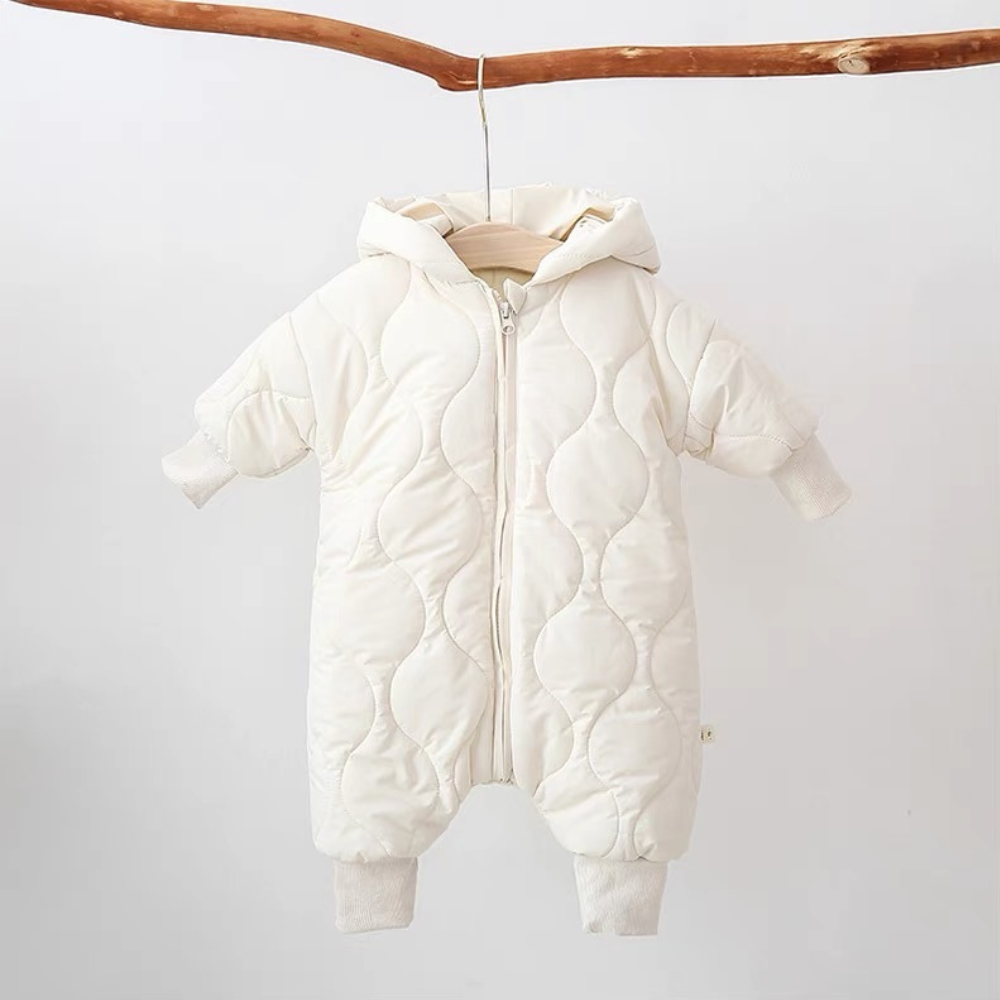 Bear Ears Puffy Quilted Snowsuit