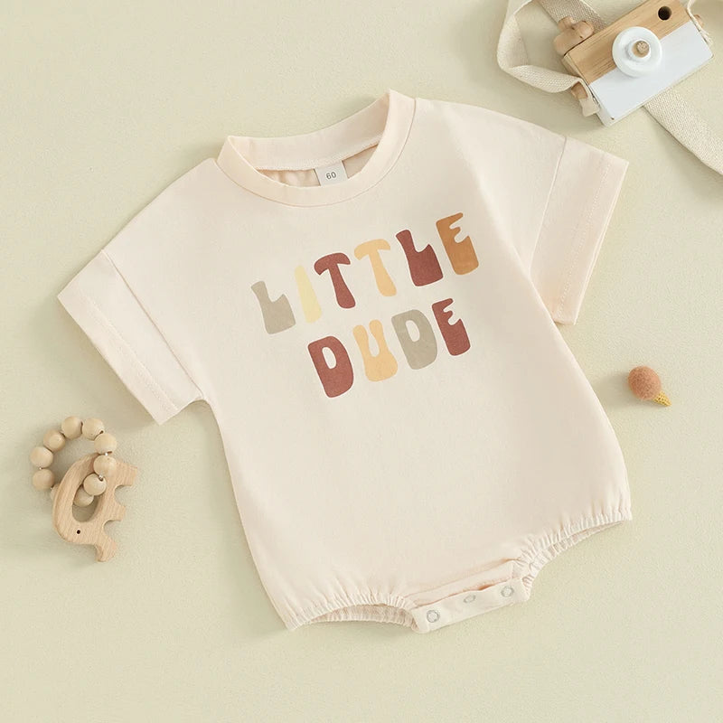 Little Dude Bubble Romper