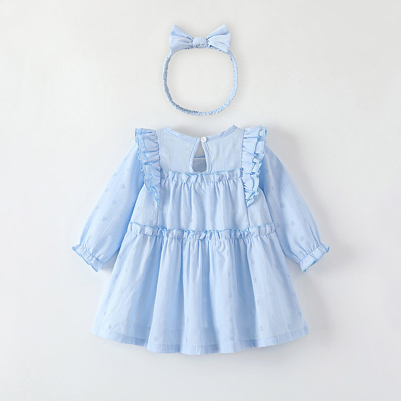 Girls Blue Princess Dress