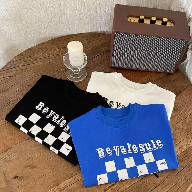 Chessboard Soft Cotton T-Shirts