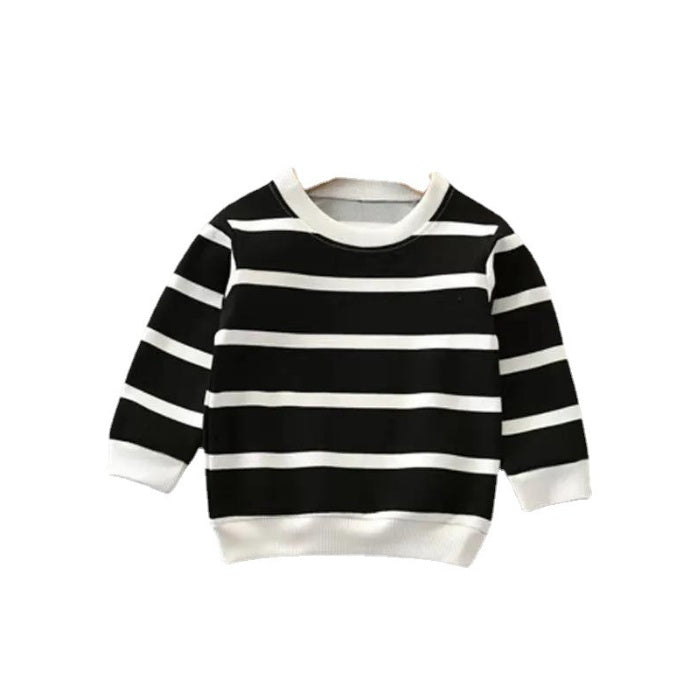 Striped Pullover Long-sleeved Sweater