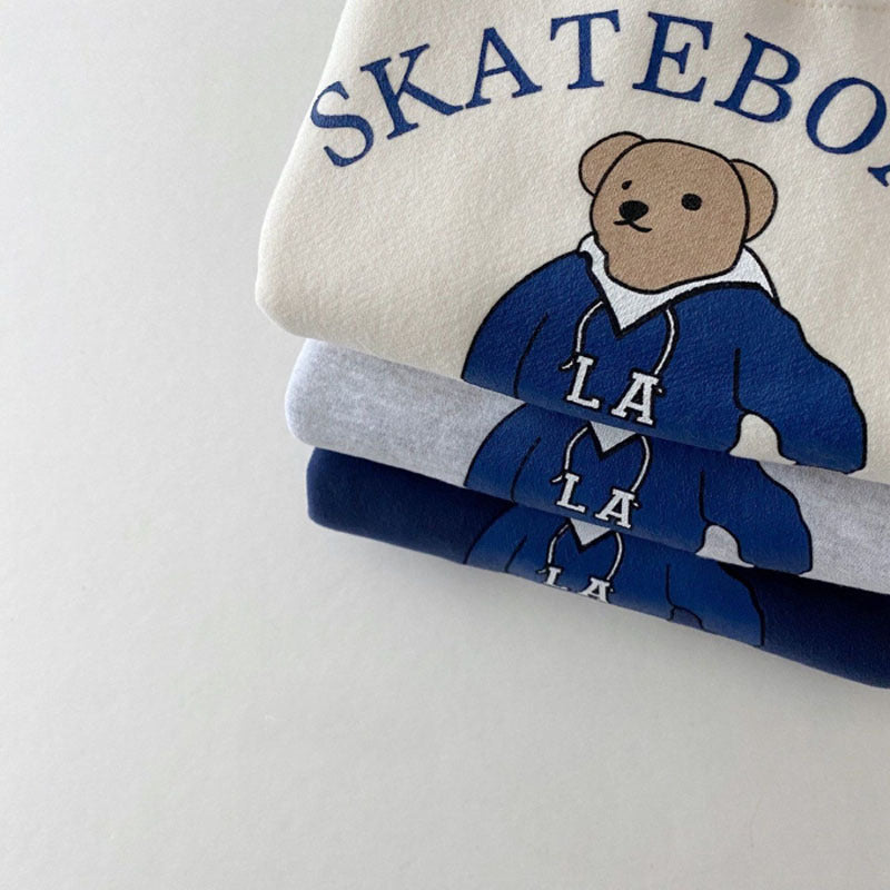 Skateboard Bear Casual Set