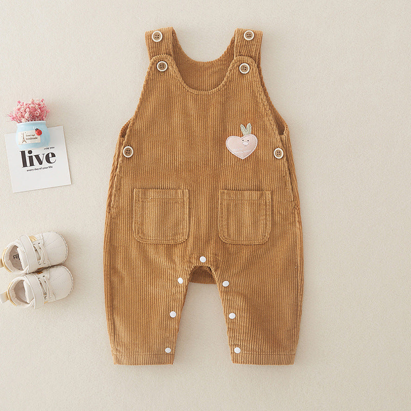 Funky Corduroy Overalls