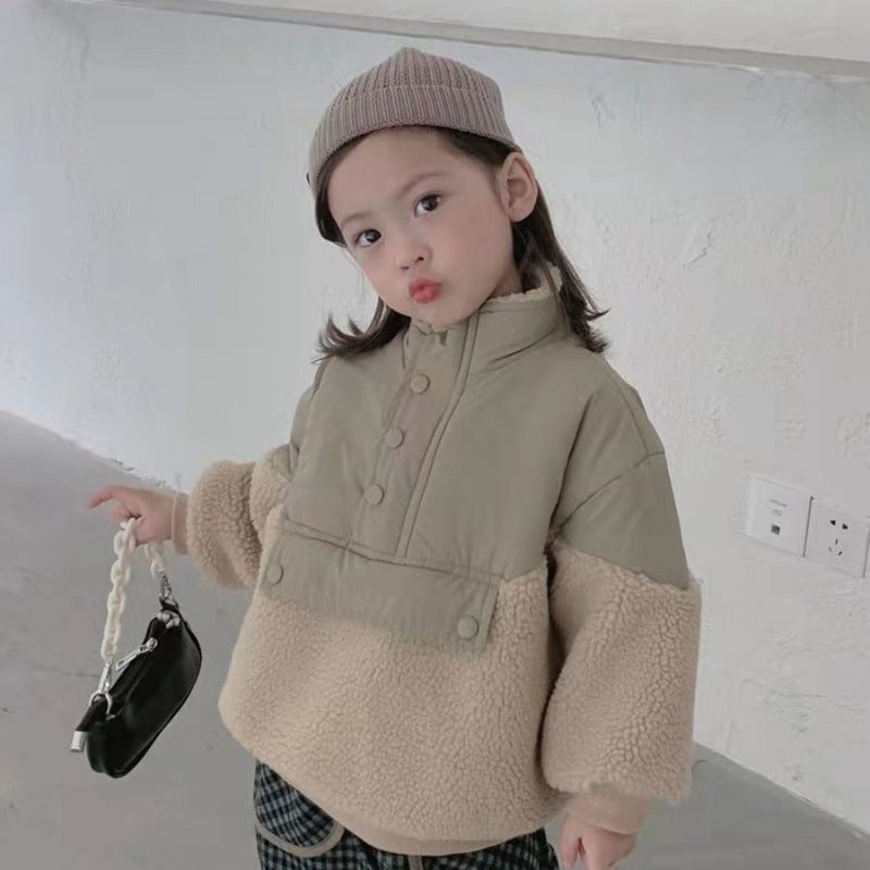 Girl Loose Wool Sweater