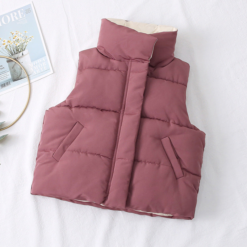 Down cotton vest