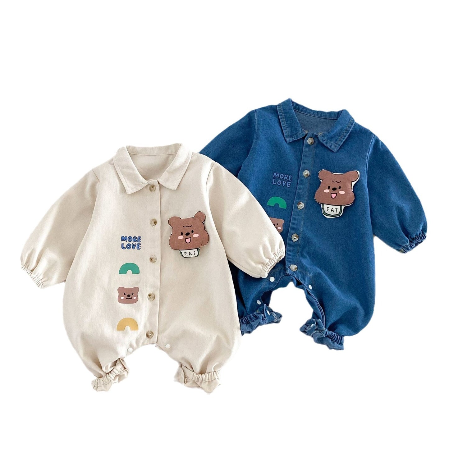 Baby Denim Jumpsuit Autumn Clothes