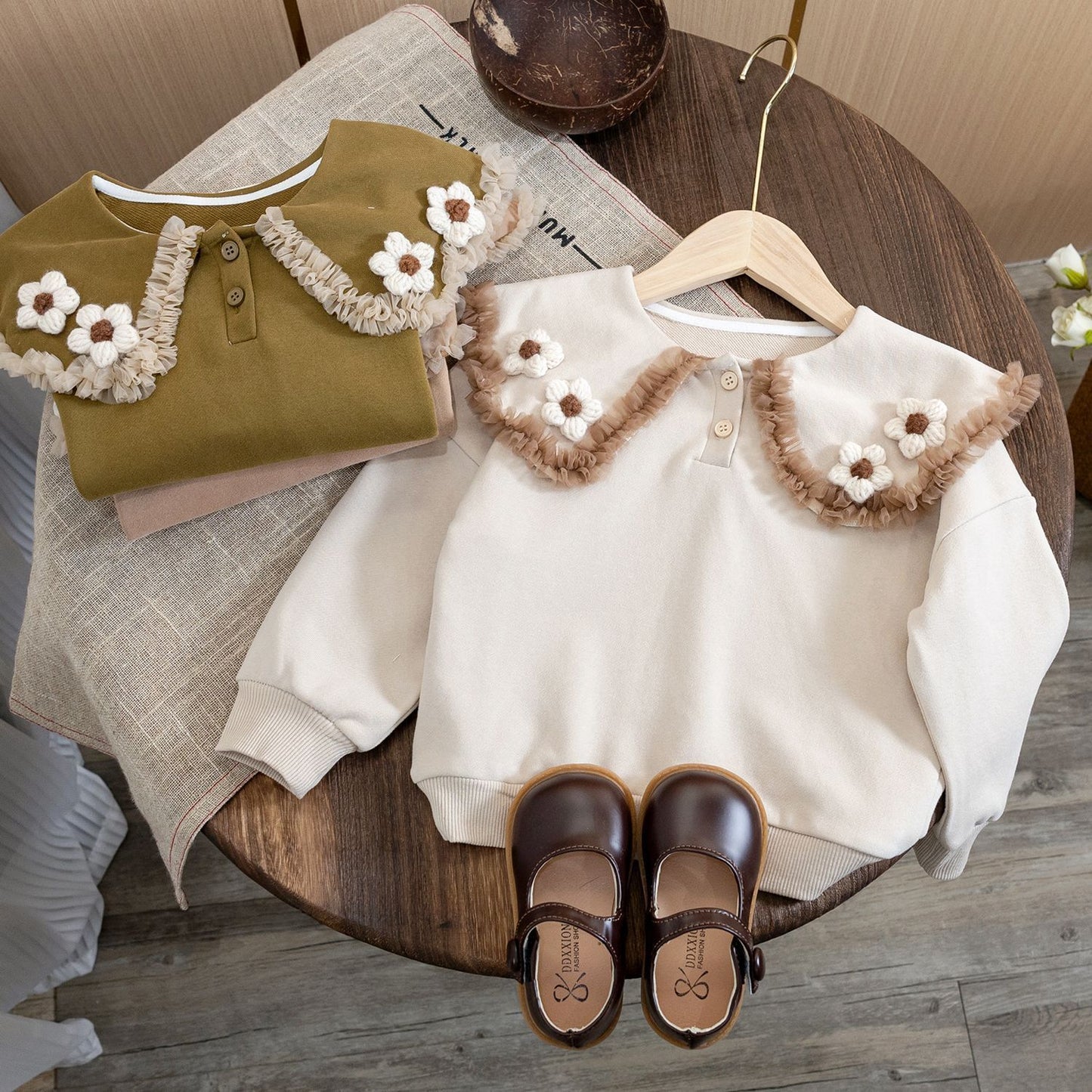 Doll Collar Warm Sweater