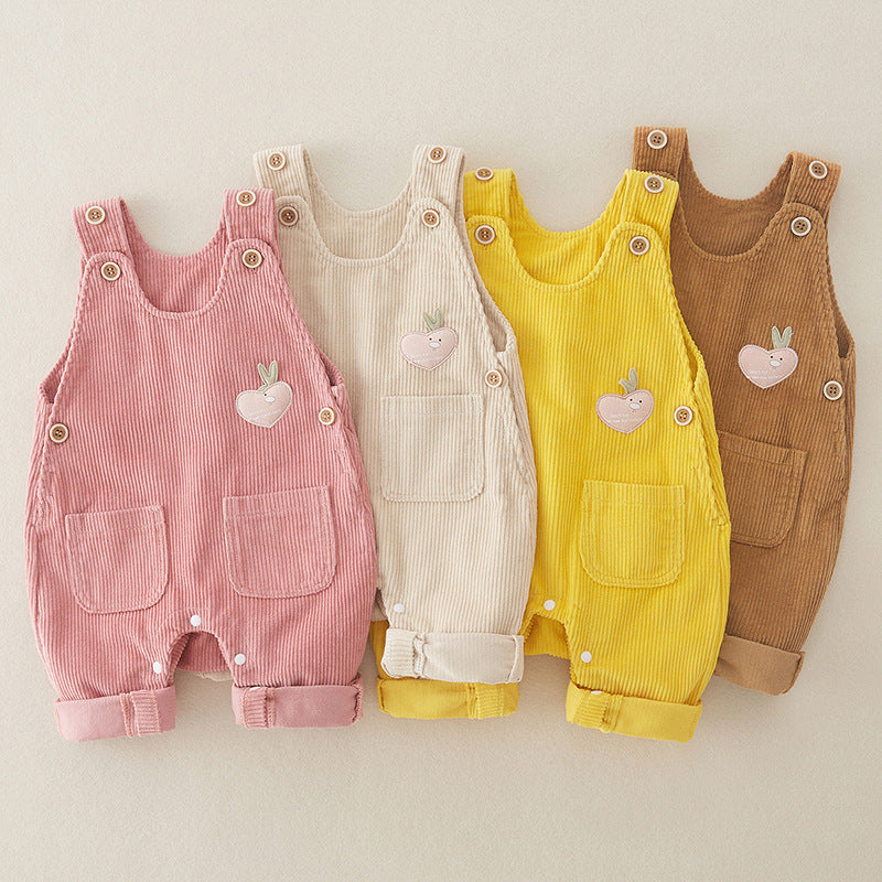 Funky Corduroy Overalls