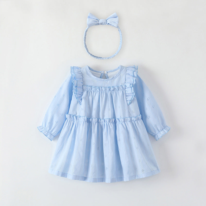 Girls Blue Princess Dress