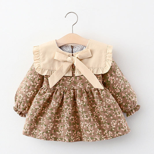 Girls Floral Princess Dress