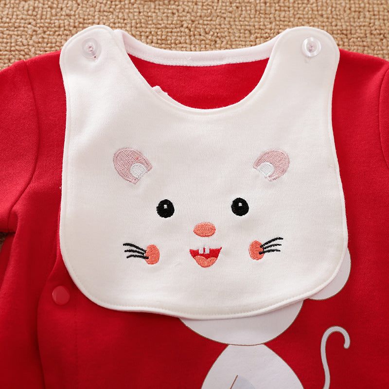 Animals Cartoon Baby Jumpsuit