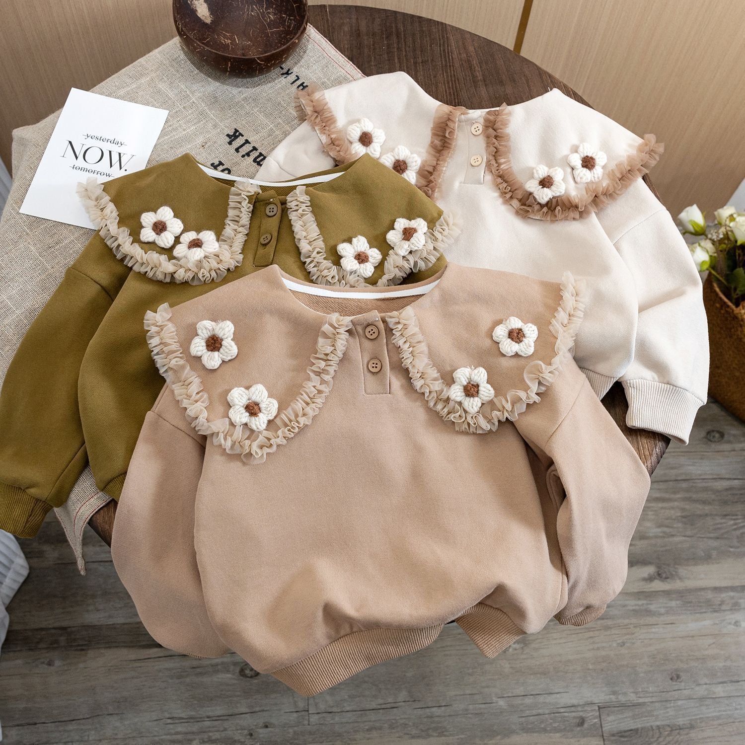 Doll Collar Warm Sweater