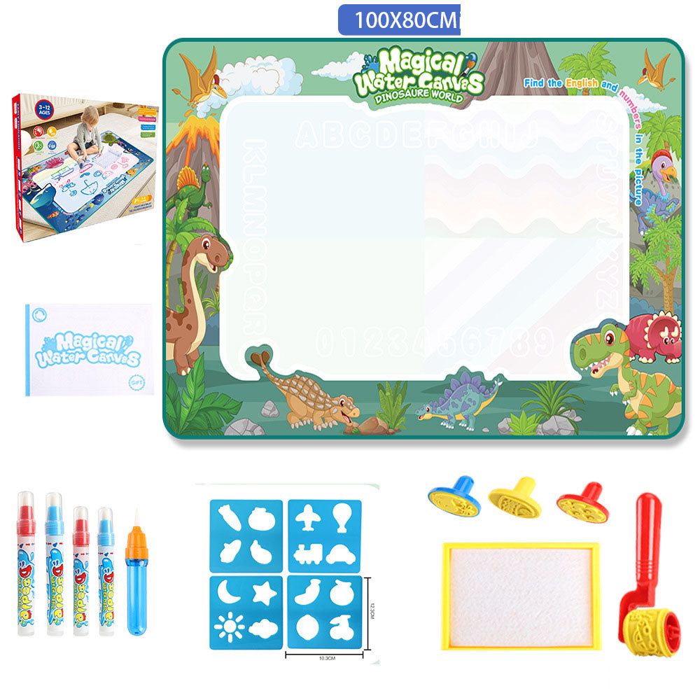 Water Doodle Mat Kids Toys Reusable Painting Writing Doodle Water Color Drawing Board Toddlers Preschool Education Toys