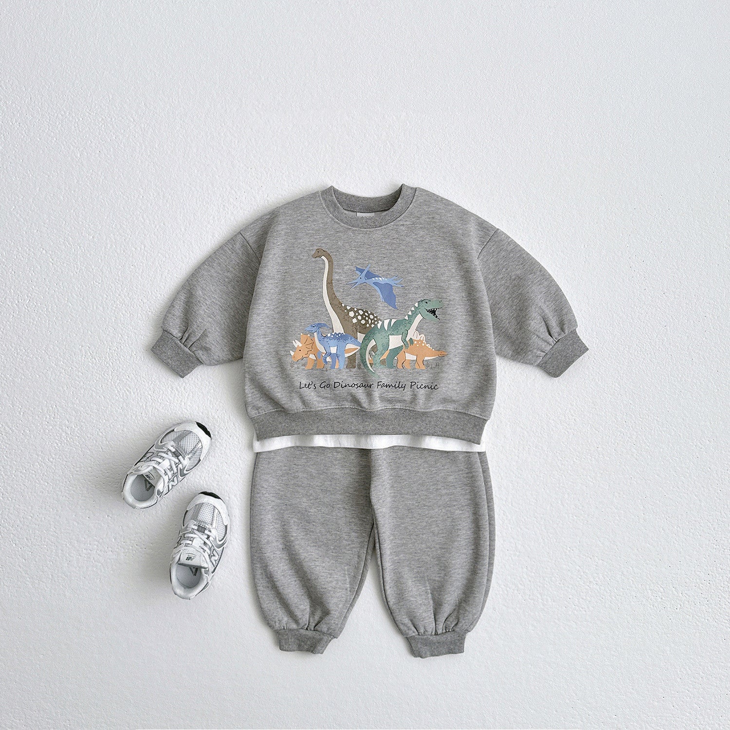 Sportswear Baby Long Johns Top Bottom Set Two-piece Suit