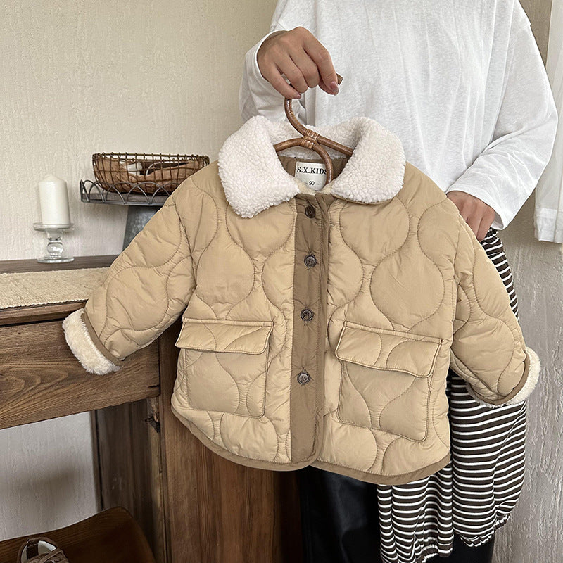 Warm Fleece-lined Thickened Coat