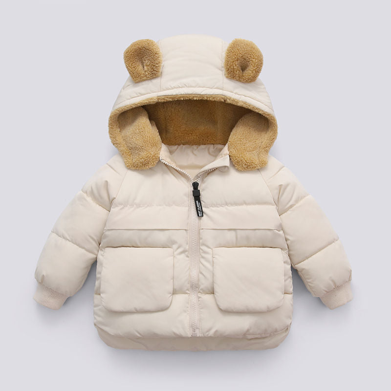 Bear Hooded Warm Jacket