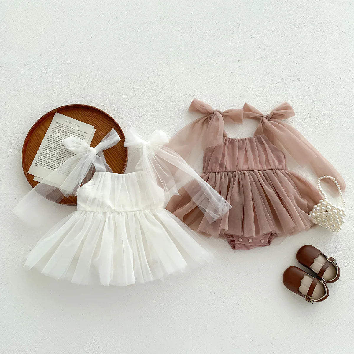 SORA Princess Tulle Romper Dress