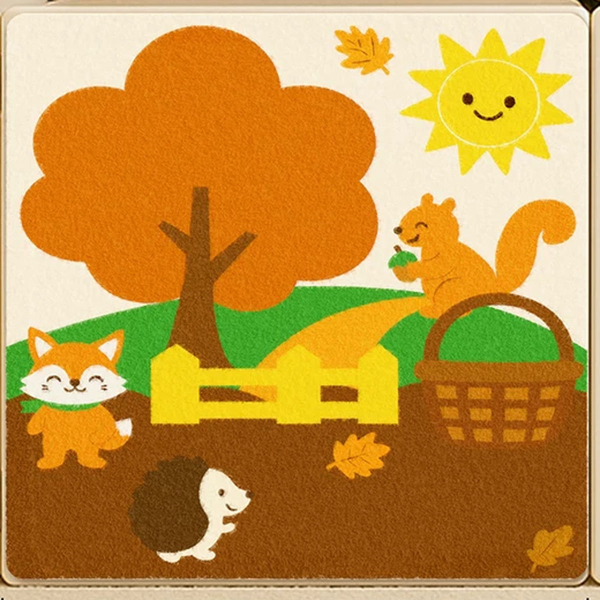 Fox Harvest felt board without pieces