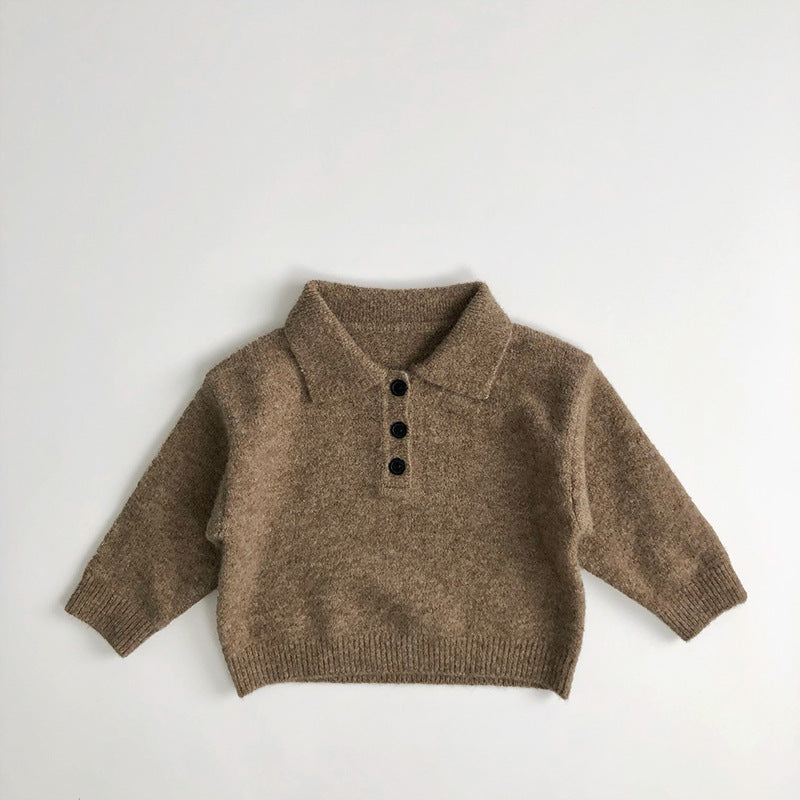 Turn-down Collar Warm Sweater