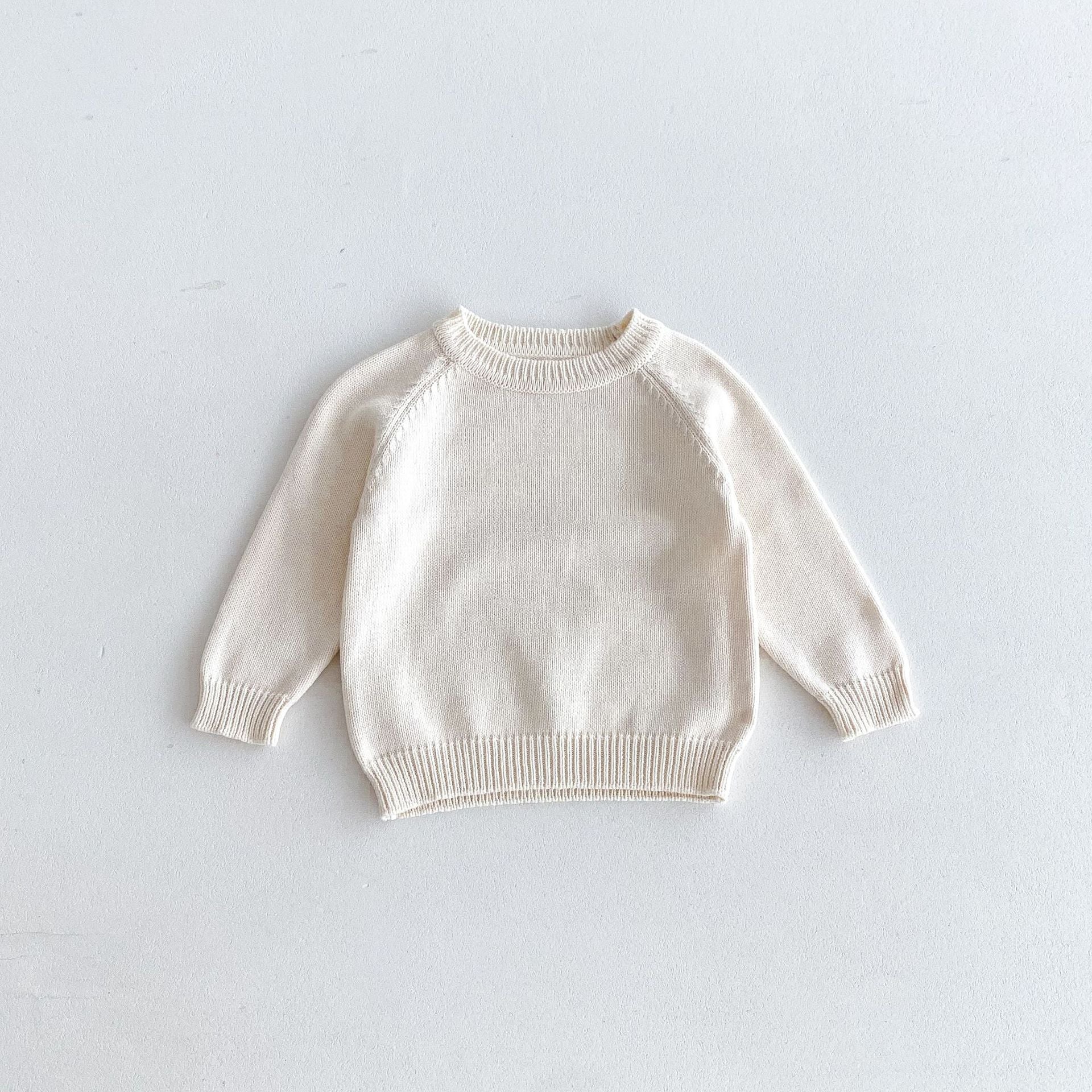 Pullover Raglan Long Sleeve Top And Trousers Autumn And Winter Knitting Suit