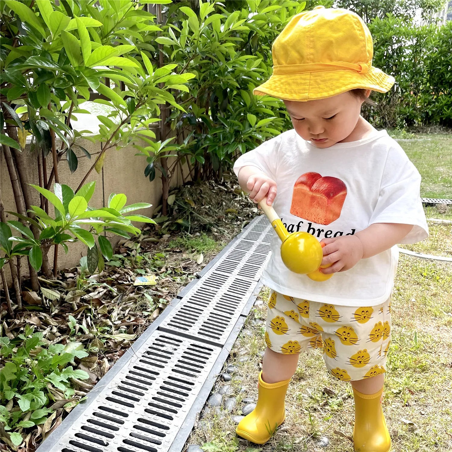 Flower Print Cotton Shorts