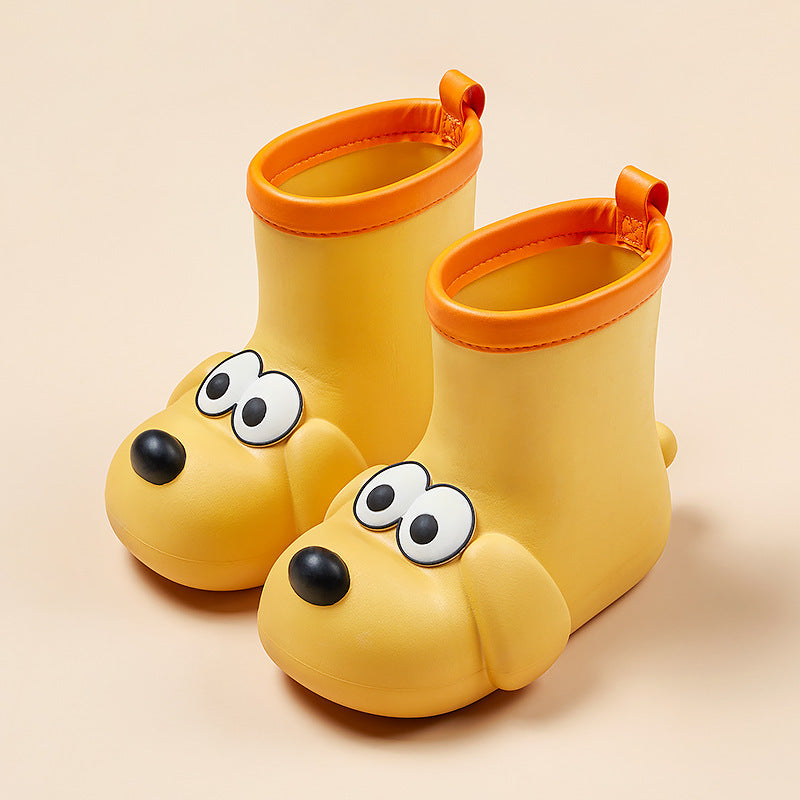 Cheerful Mario Children's Rain Boots Non-slip Waterproof