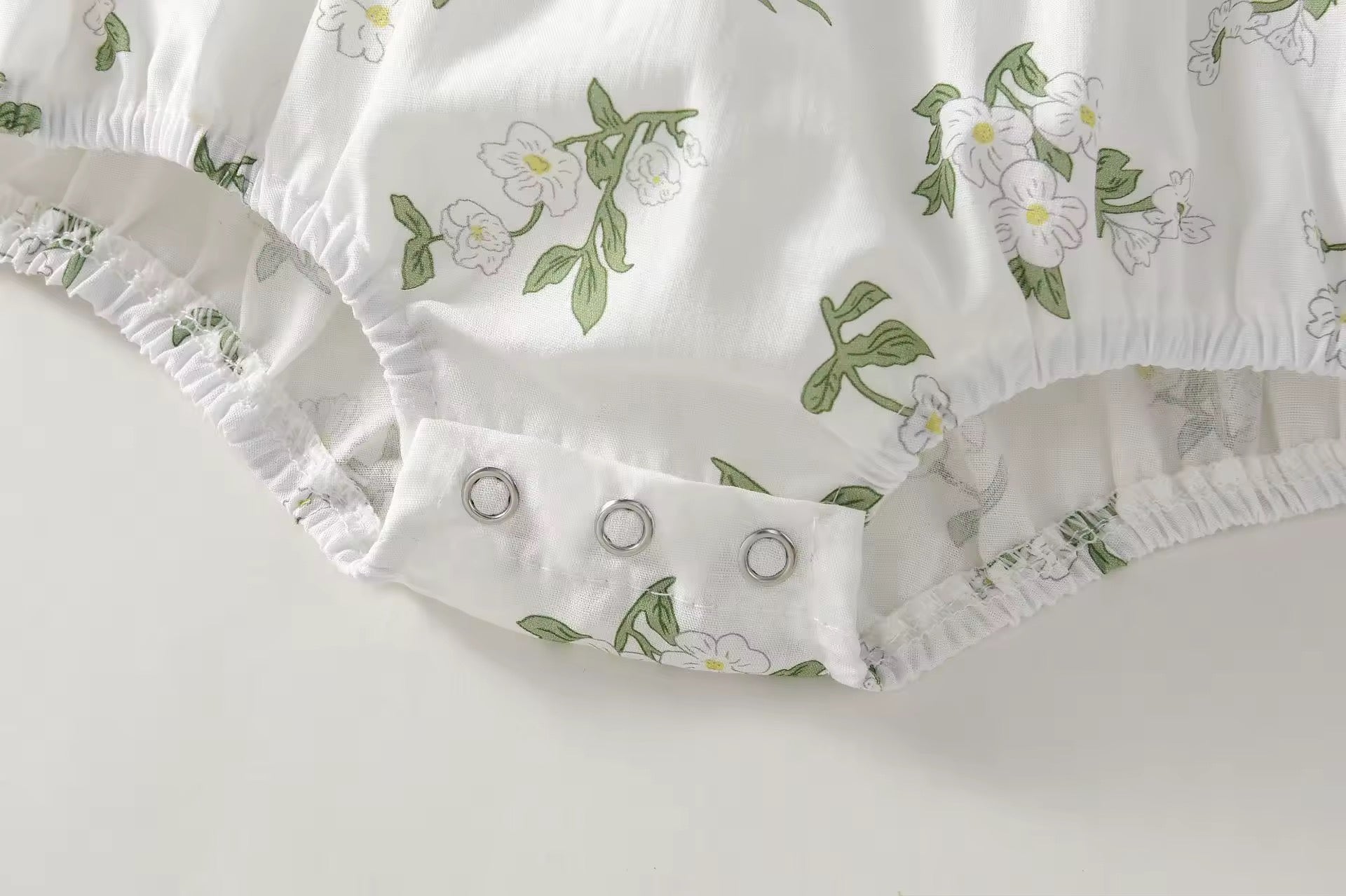 Girls Flower Romper