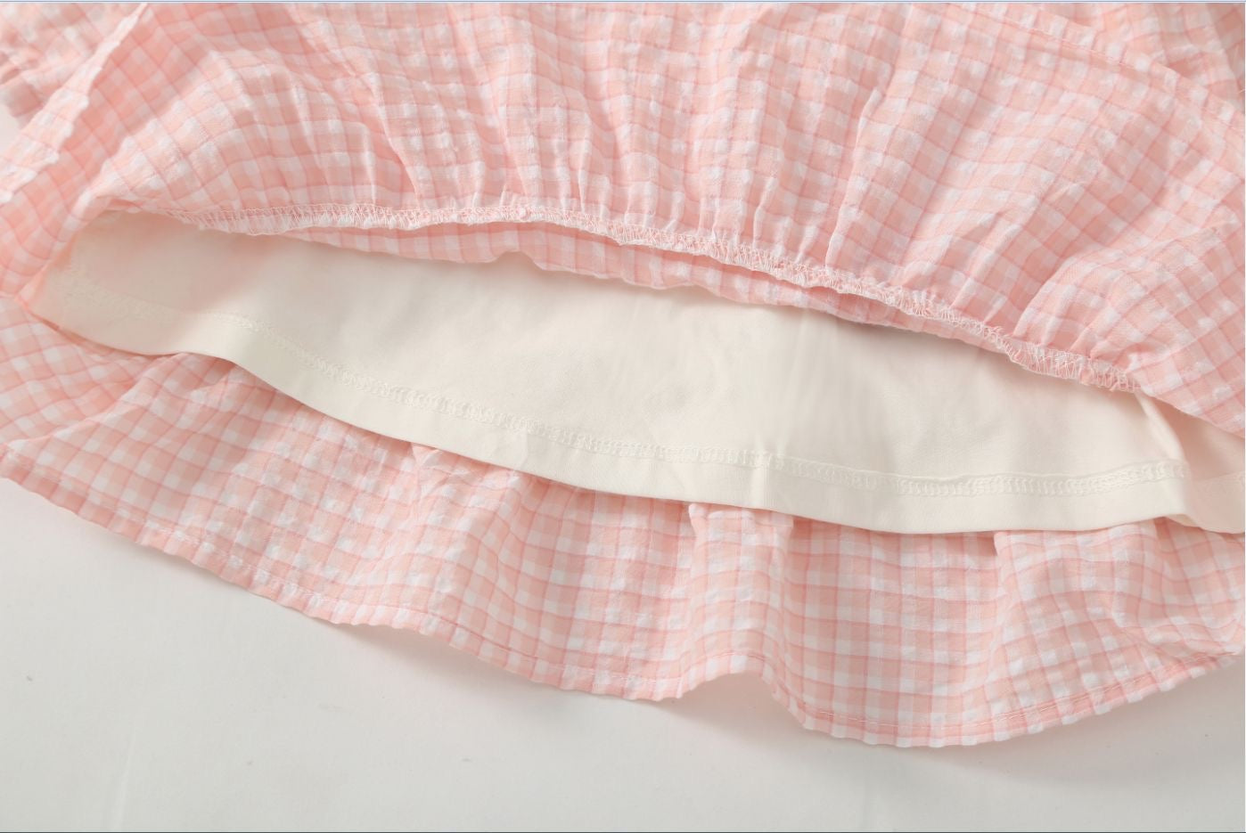 Bunny Meadow Gingham Dress – Sweet Pink 🐰🌸