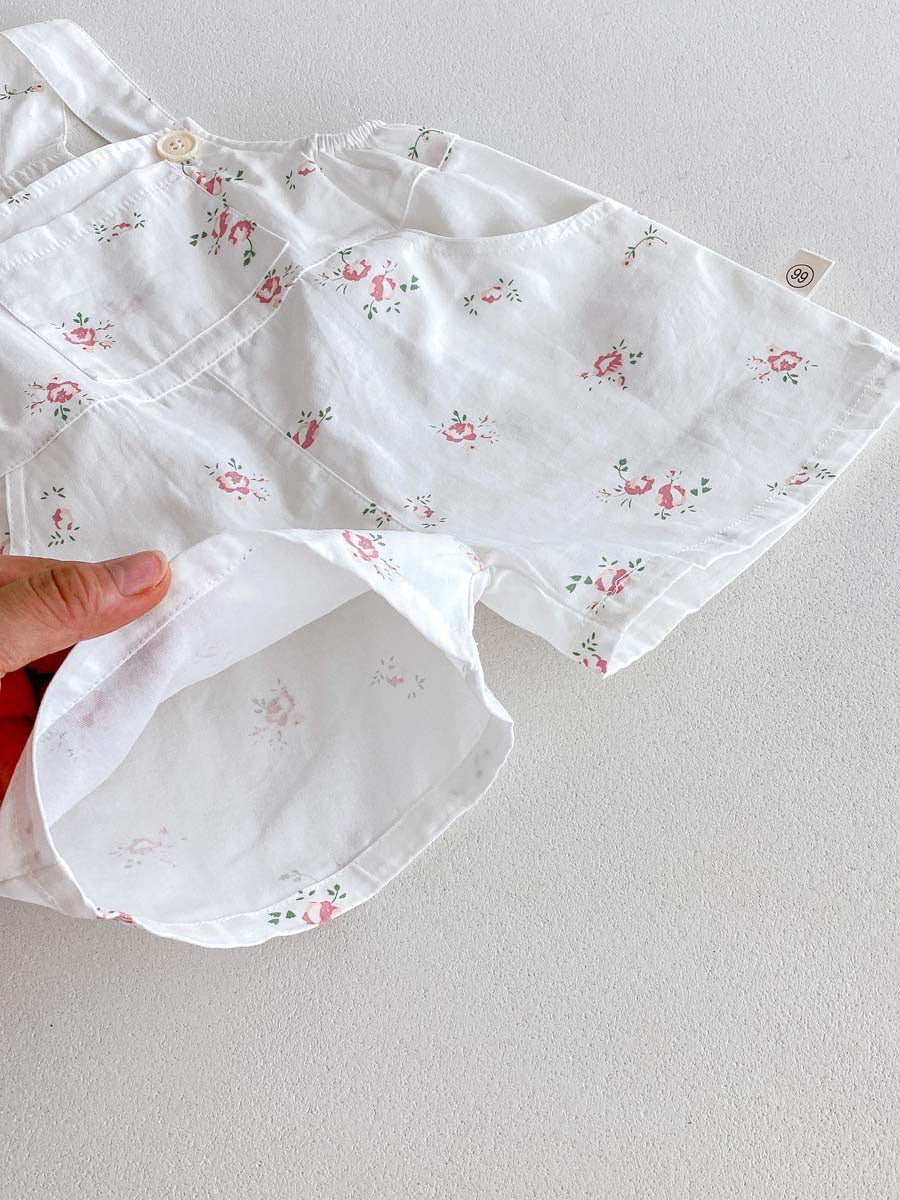 Rosebud Picnic Overall Set 🌸🎀