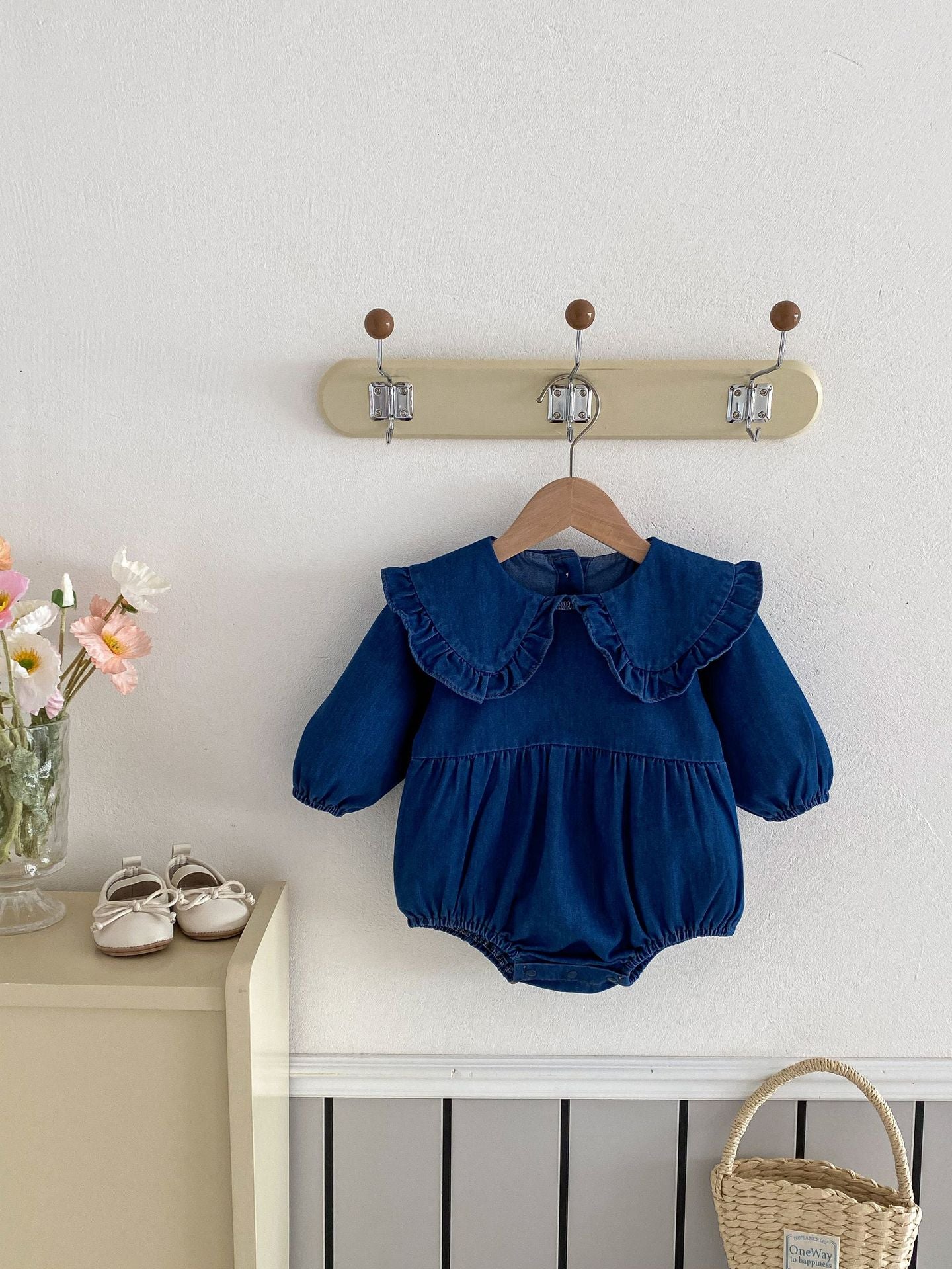 Baby Denim Romper & Skirt