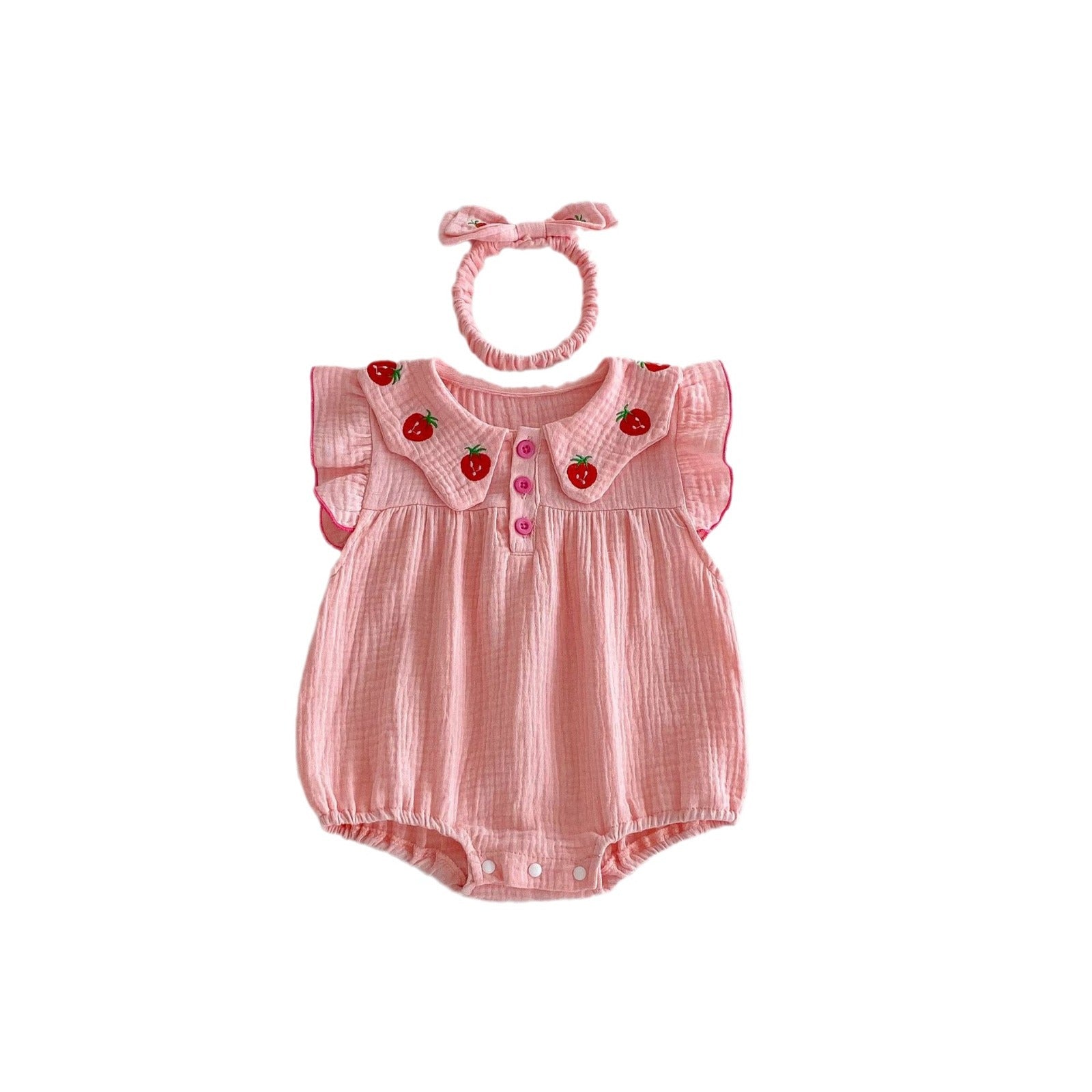 Infant Summer Jumpsuit Western Style Baby Girl Cloth Onesie