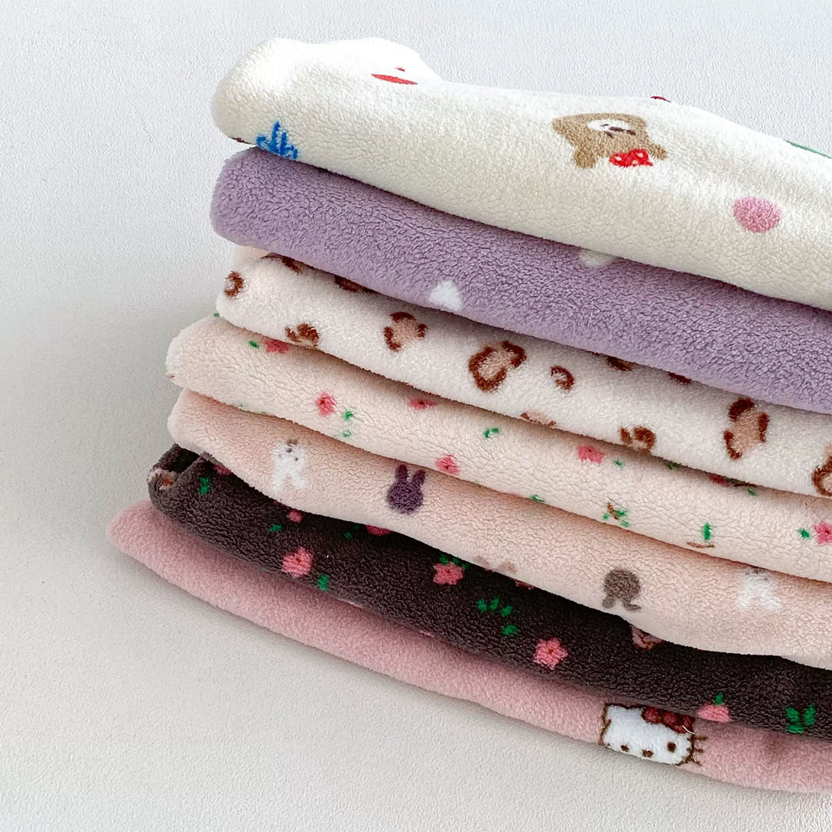 Posy Plush Fleece Pajama Set – Girls Henley Pyjamas