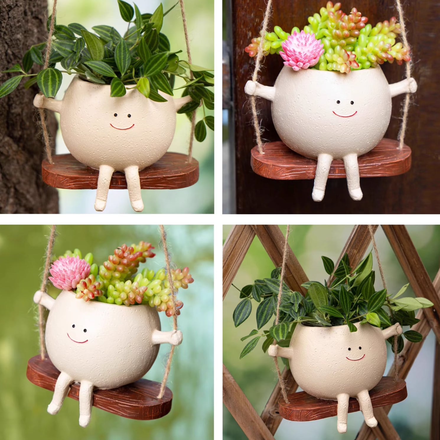 cute pot for plant Lory Swinging Pot
